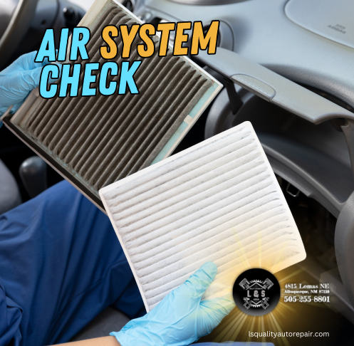 Air System Check - cabin air filter, AC Temp