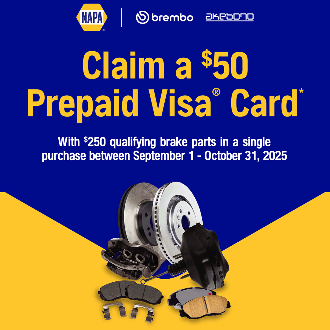 NAPA Brake Rebates
