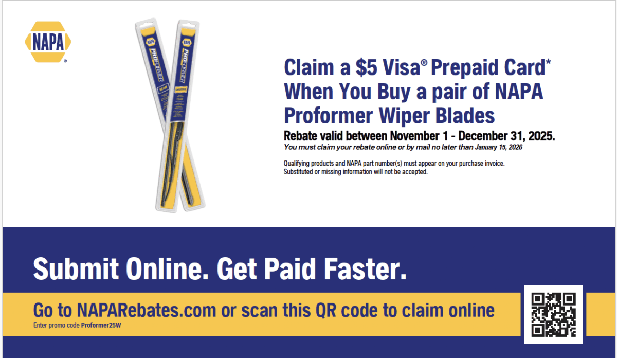 Windshield wiper offer